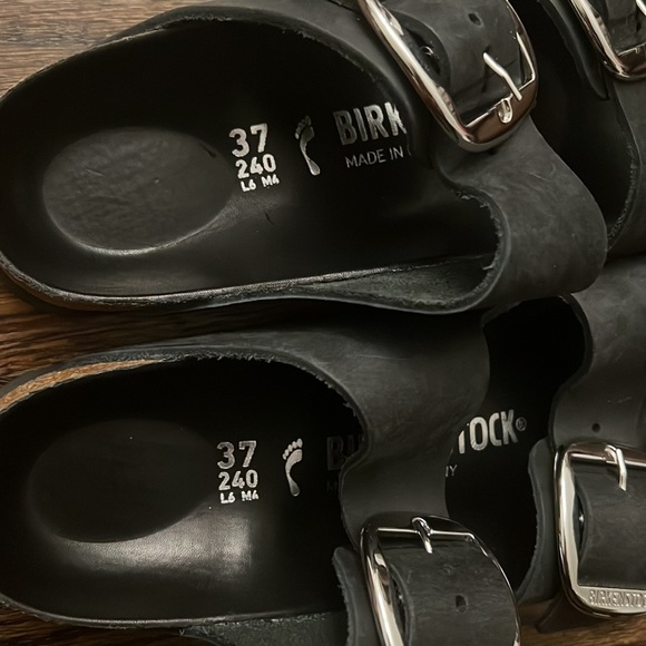 Birkenstock Big Buckle Arizona Sandals Size 37/6 - Picture 10 of 11